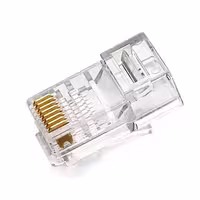 سوکت شبکه Cat 6 UTP امپ بسته 100 عددی