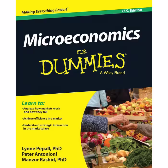 کتاب زبان اصلی Microeconomics For Dummies اثر جمعی از نویسندگان