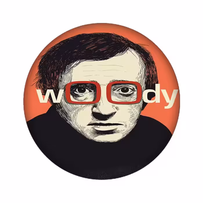استیکر تزئینی موبایل مدل وودی آلن کد 4115