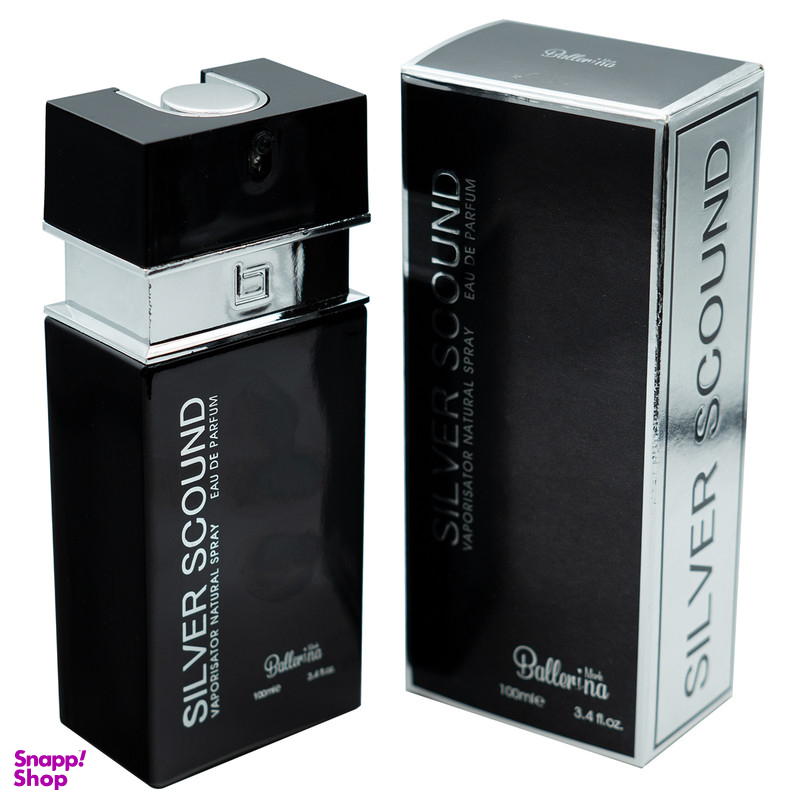 ادو پرفیوم مردانه بالرینا مدل SILVER SCOUND حجم 100 میلیلیتر