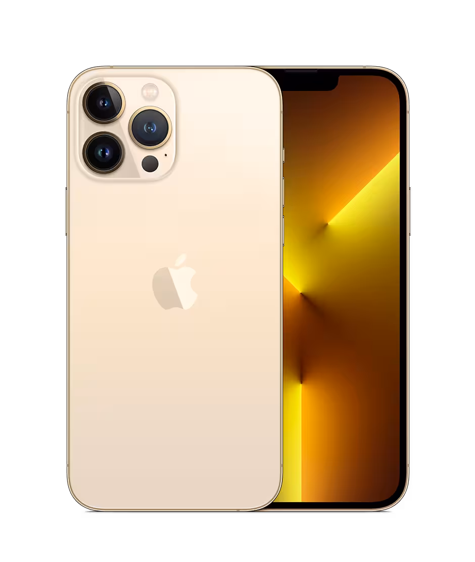 آیفون 13 پرو مکس ظرفیت 256گیگ (طلایی)- (Gold) Iphone 13 pro max 256GB (بدون کد رجیستری) به همراه گلس
