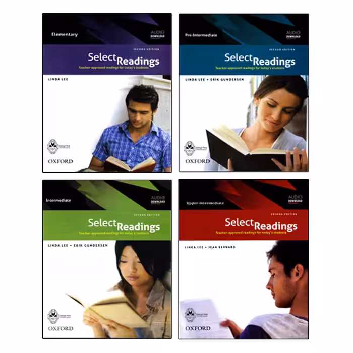 کتاب Select Reading اثر جمعی از نویسندگان انتشارات اشتیاق نور چهار جلدی