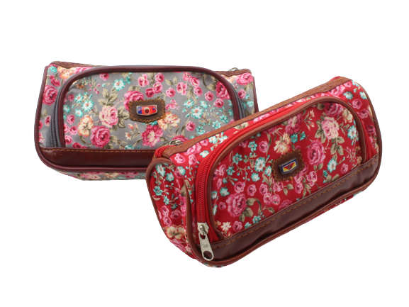 جامدادی پارچه ای سه زیپ