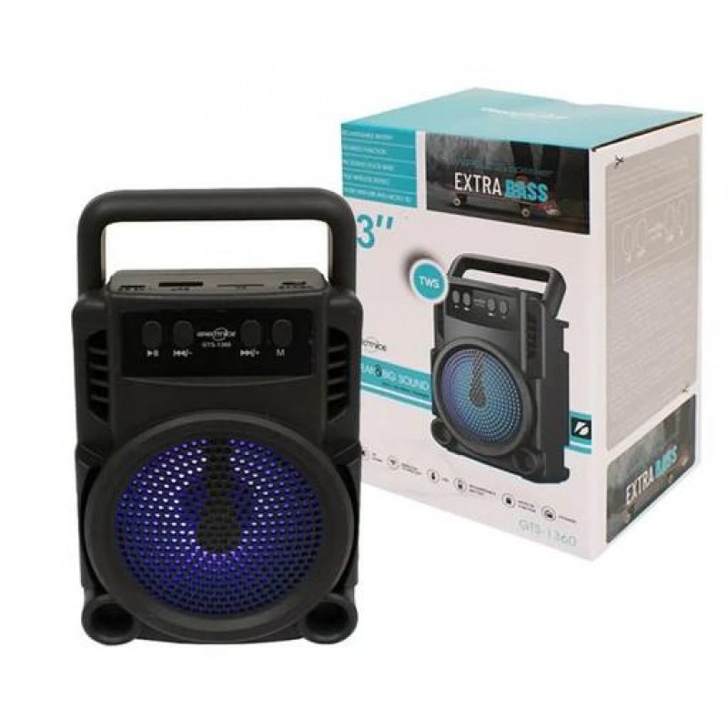 اسپیکر بلوتوثی قابل حمل مدل GTS-1360 با کیفیت عالی 