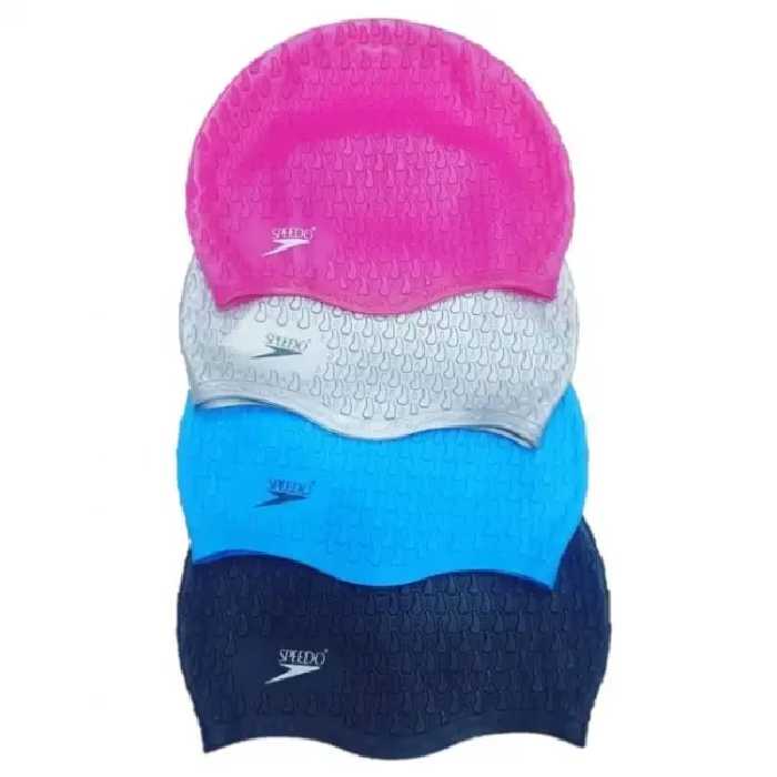 کلاه شنا حصیری بارانی و ژله ای اسپیدو (speedo)