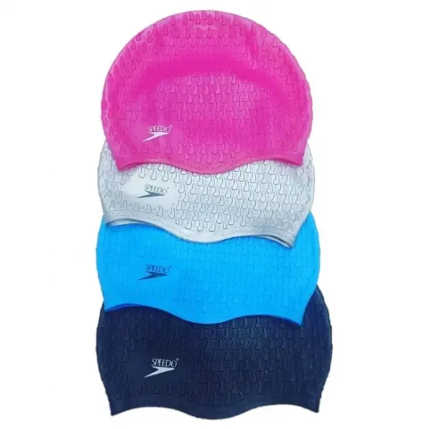 کلاه شنا حصیری بارانی و ژله ای اسپیدو (speedo)