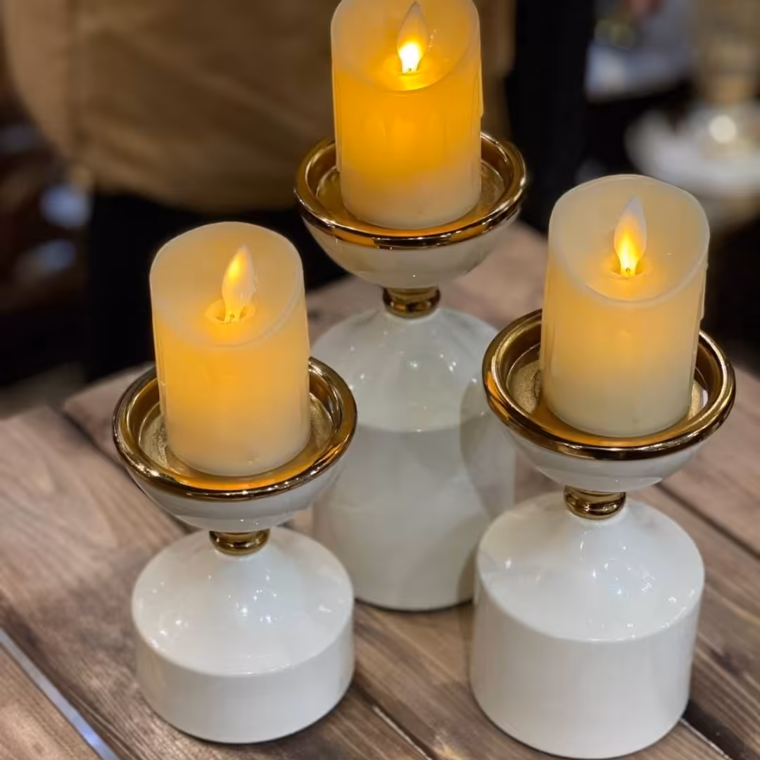 جاشمعی سه سایز استوانه