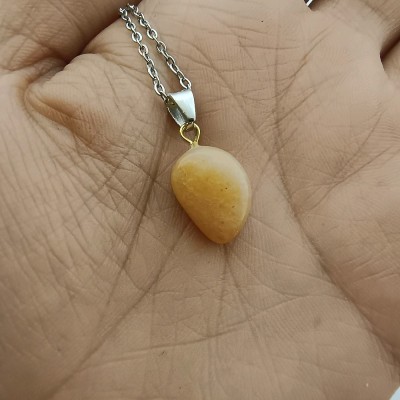 گردنبند آونتورین پرتقالی کد ج470