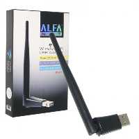 کارت شبکه USB بی‌ سیم 300Mbps آلفا مدل W182