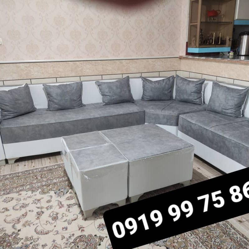 مبل ال دسته دوبل