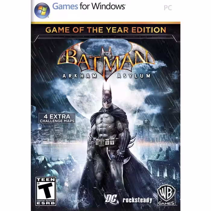 بازی کامپیوتری نسخه اصلی Batman Arkham Asylum Game of the Year Edition PC