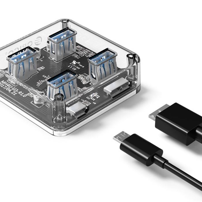 هاب 4 پورت USB 3.0 شفاف ORICO MH4U-U3