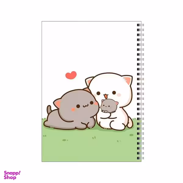 دفتر مشق 50 برگ بامبیلیپ طرح مامان بابا و نی نی گربه کد 9732926