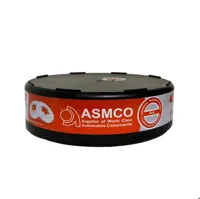 دیسک ترمز جلو سمند مدل سورخدار و شیاردار برند آسمکو asmco