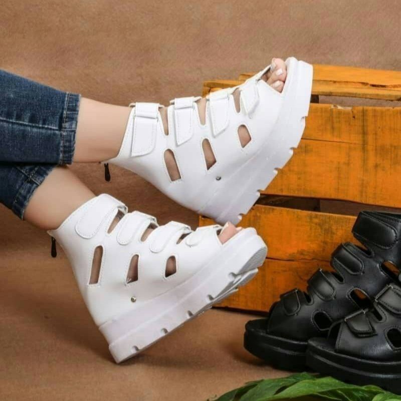 کفش تابستانی زنانه دخترانه بارویه چرم بیاله  واکس خور زیره لژدار 5سانتی پیو سایزبندی37تا40
