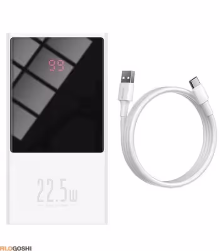 خرید، قیمت و مشخصات پاوربانک فست شارژ بیسوس مدل PPMN-A01 Super Mini Digital Display Power Bank