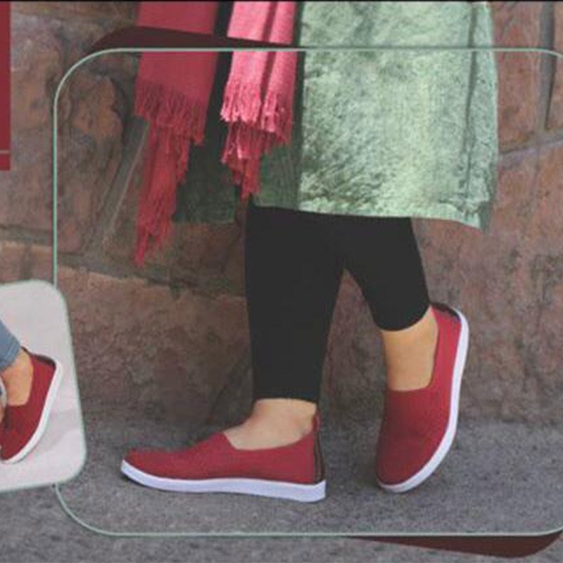 کفش زنانه کشبافت عمده 12جفتی