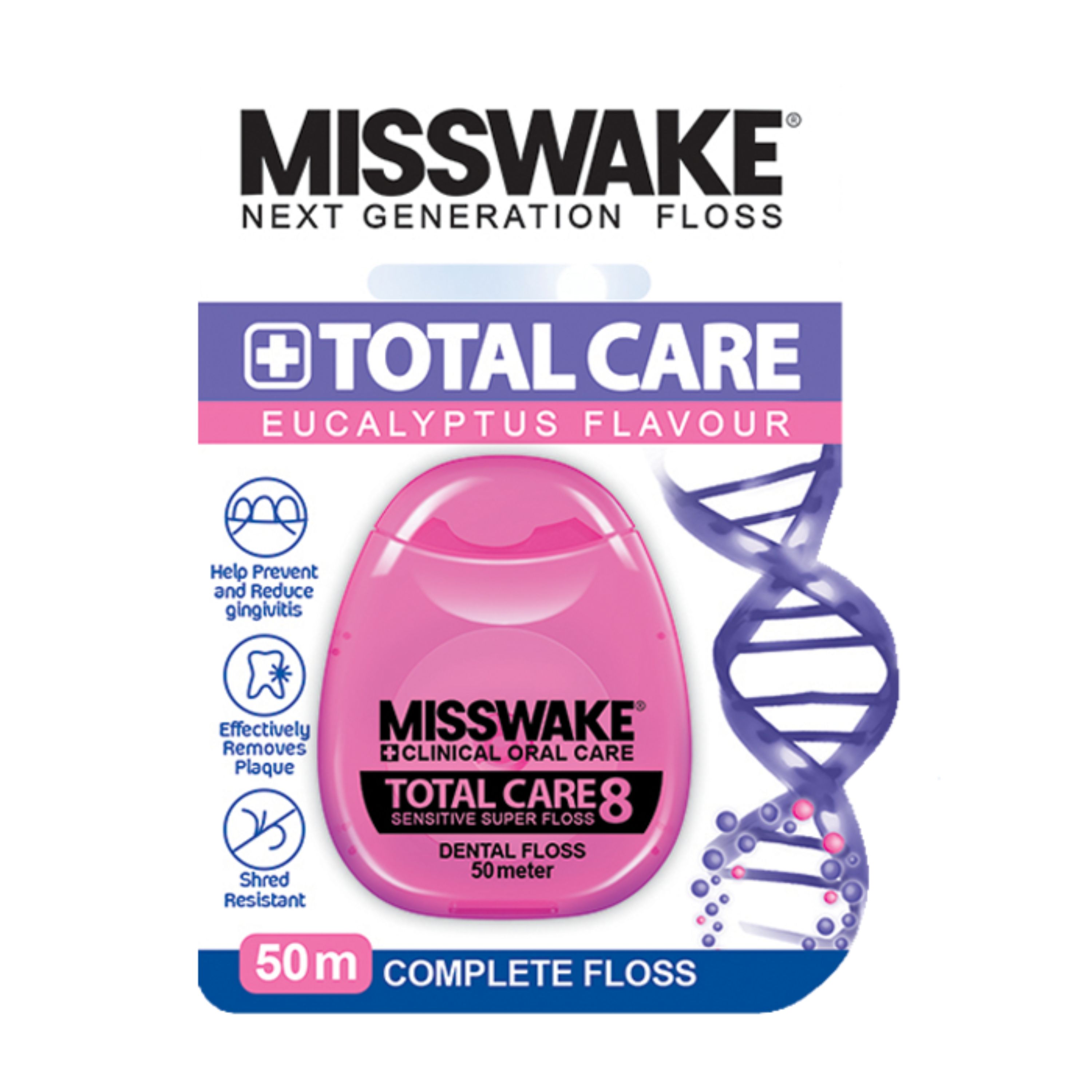 نخ دندان میسویک مدل TOTAL CARE 8