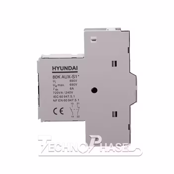 کنتاکت کمکی کلید حرارتی1NO 1NC هیوندای مدل MMS80K