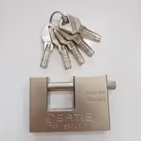 قفل کتابی باتیس سایز 80 میلیمتر کلید قاشقی مدل ATOM KEY