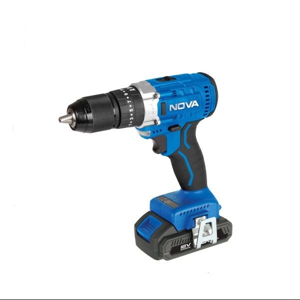 دریل شارژی نووا چکشی 18 ولت مدل 8518