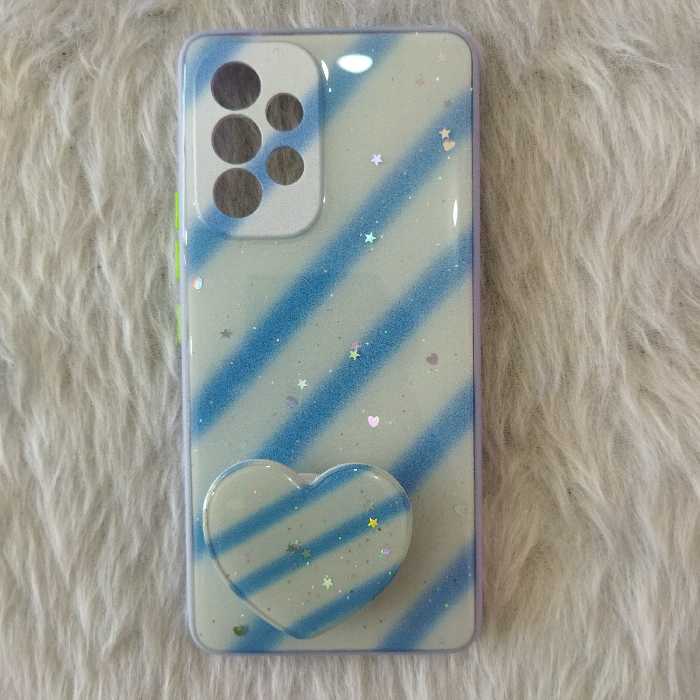 گارد آکواریومی پاپسوکت دار گوشی سامسونگ A53 5G رنگ آبی 