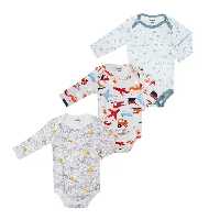 پک زیر دکمه آستین بلند سه عددی ماماس اند پاپاس Mamas&amp;Papas طرح ماشین