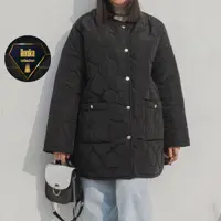 کاپشن امبوردی شده یقه گرد 