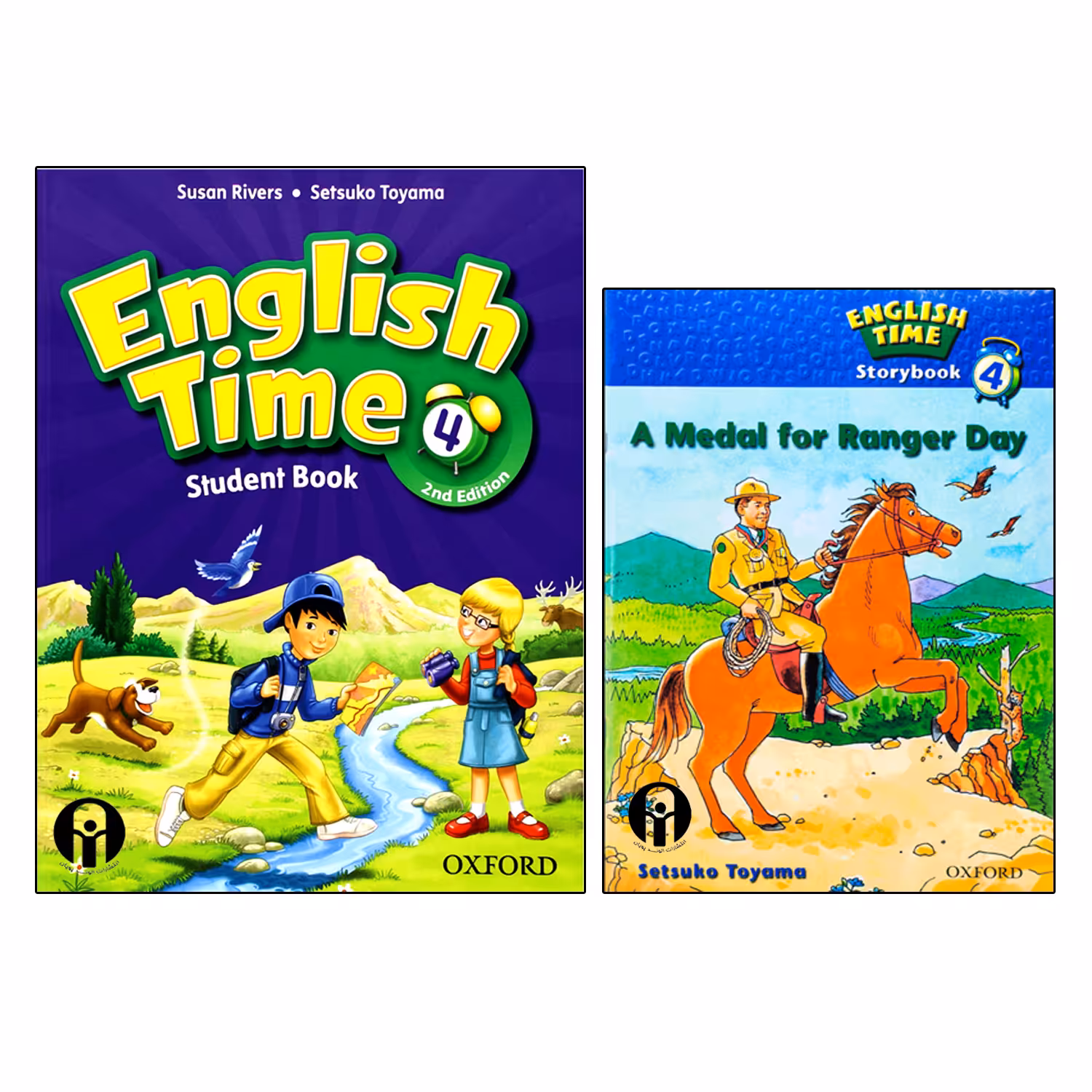 کتاب English Time 4 اثر Susan Rivers And Setsuko Toyama انتشارات الوندپویان دو جلدی