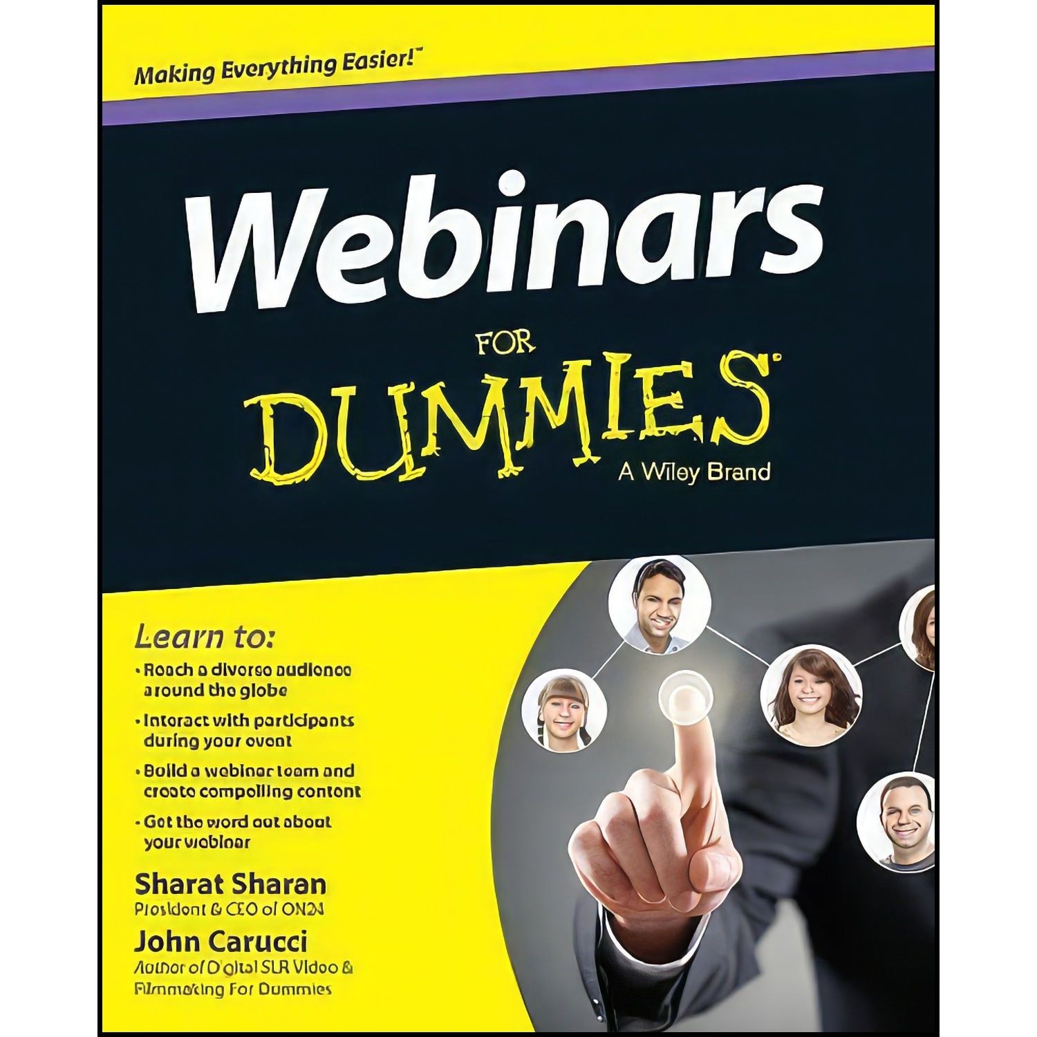 کتاب زبان اصلی Webinars For Dummies اثر Sharat Sharan and John Carucci