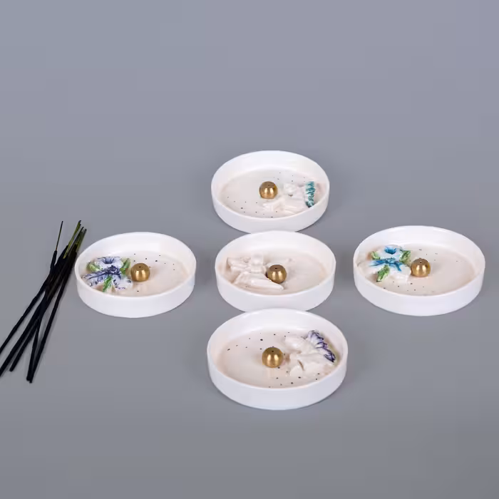 جاعودی سرامیکی دستساز  با طرح برجسته و لوکس