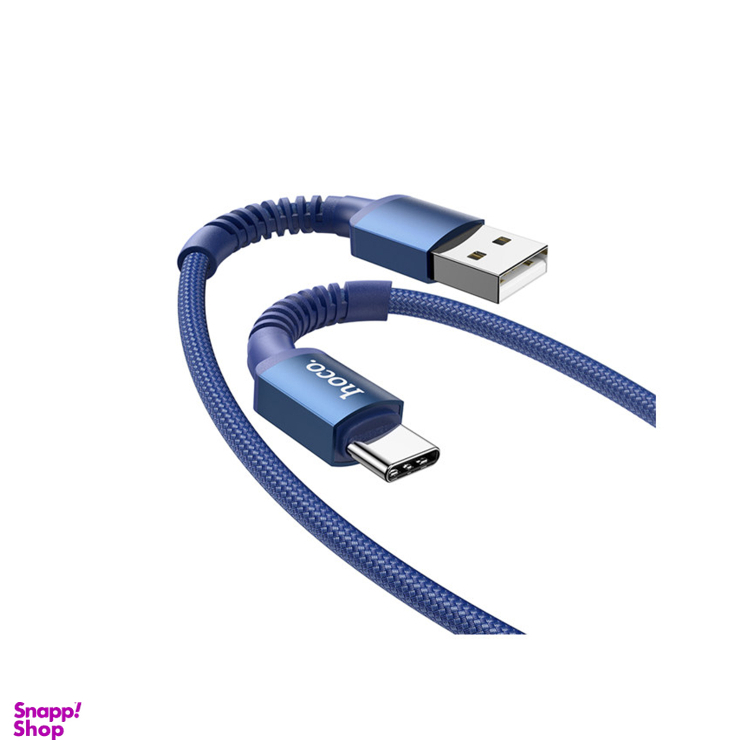 کابل تبدیل USB به USB-C هوکو (Hoco) مدل X71 Anti-Bending طول 1 متر