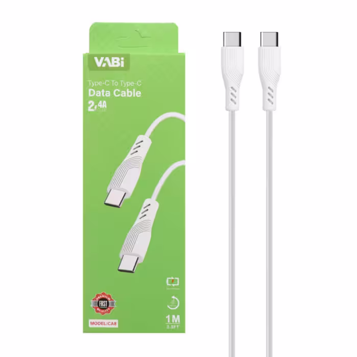 کابل شارژ دو سر تایپ سی Vabi CA8 - آرمان استور