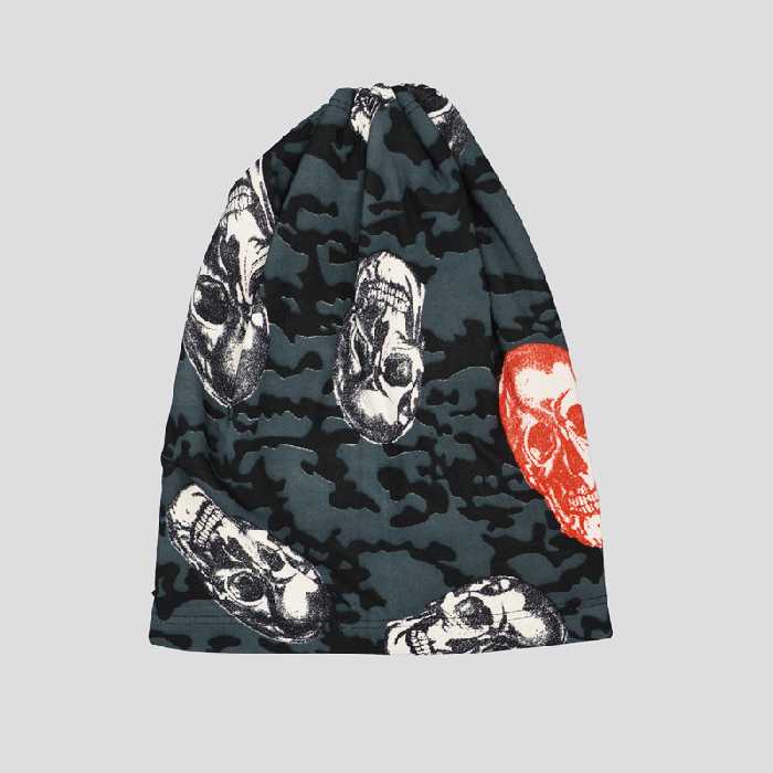 دستمال سر و گردن مدل جمجمه 