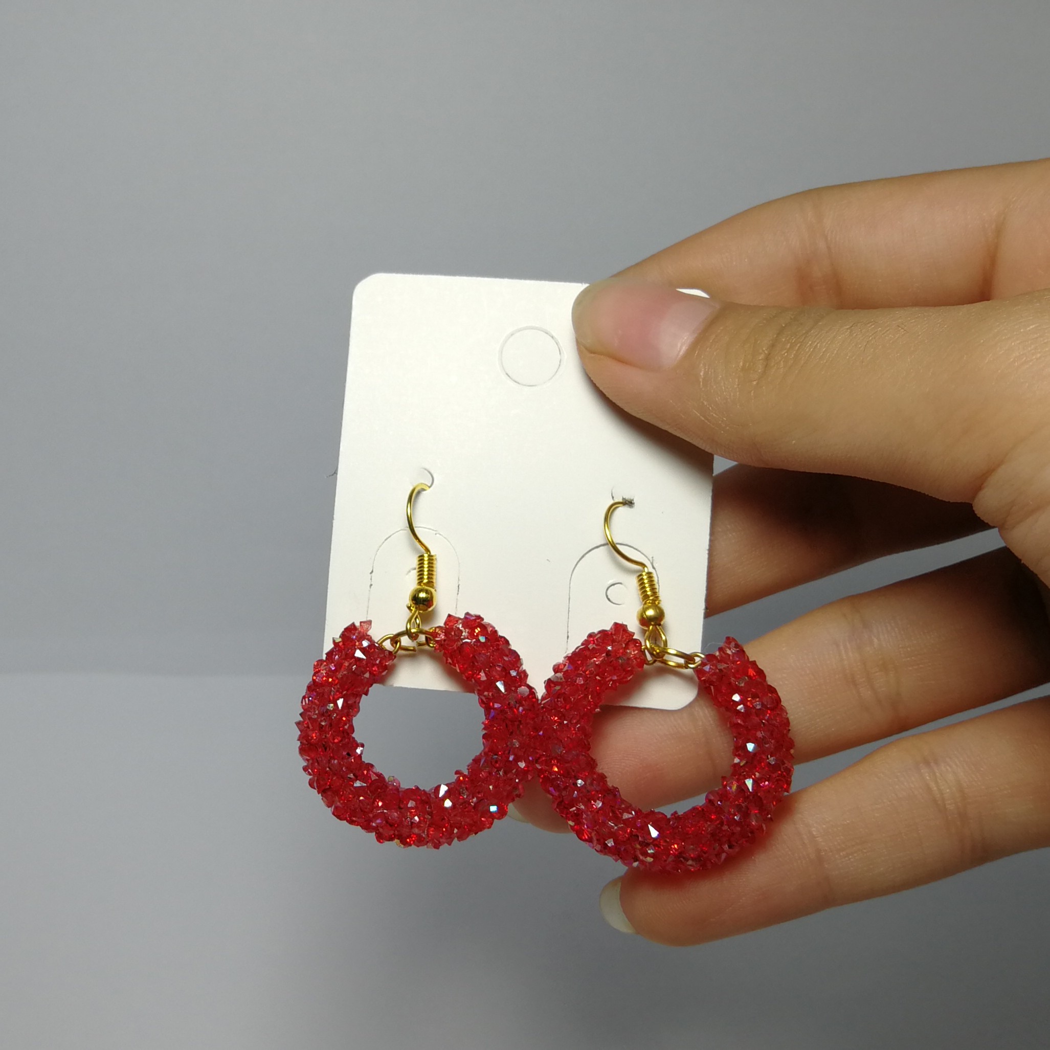 گوشواره دایره ای سوآرسکی