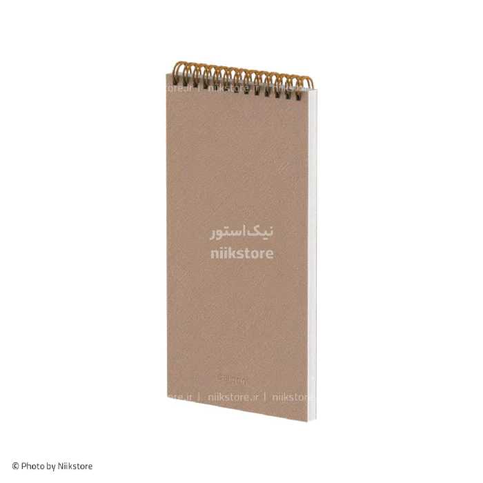 دفتر یادداشت فنری 70برگ چرم خبرنگاری الیپون کد 277