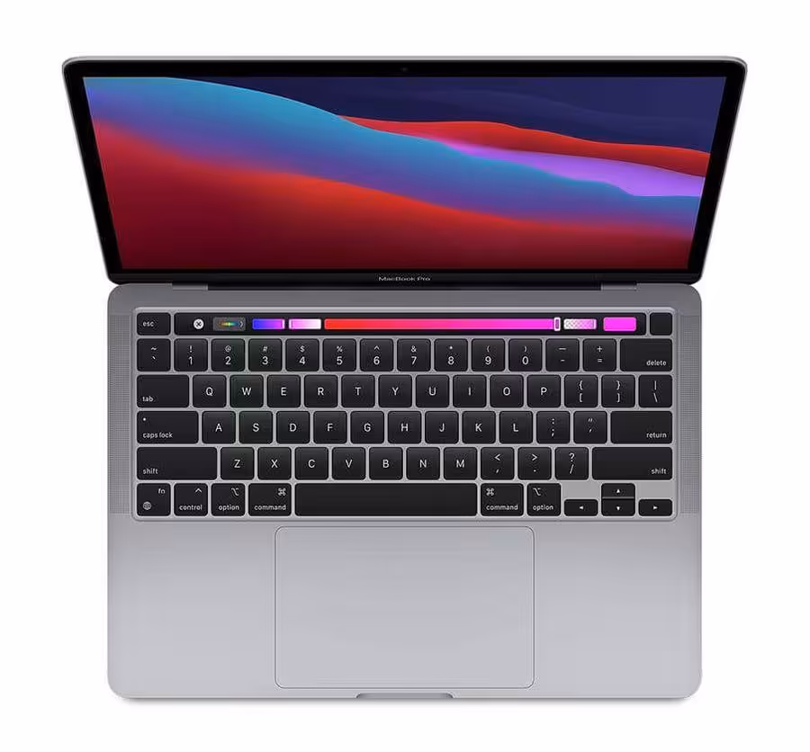 MacBook Pro اپل 13 اینچ مدل MYD92 پردازنده M1 رم 8GB حافظه 512GB SSD