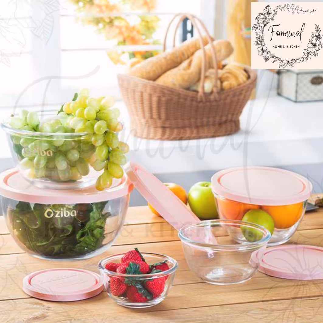 کاسه شیشه ای کالیس سایز 5 دربدار زیبا 247 