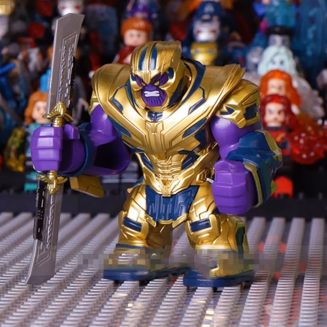 لگو تانوس طلایی با سلاح کلکسیونی ترین بیگ فیگور دنیا با کیفیت فوق العاده