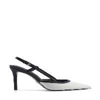 کفش پاشنه کلاسیک سفید زنانه 5FX Nine West