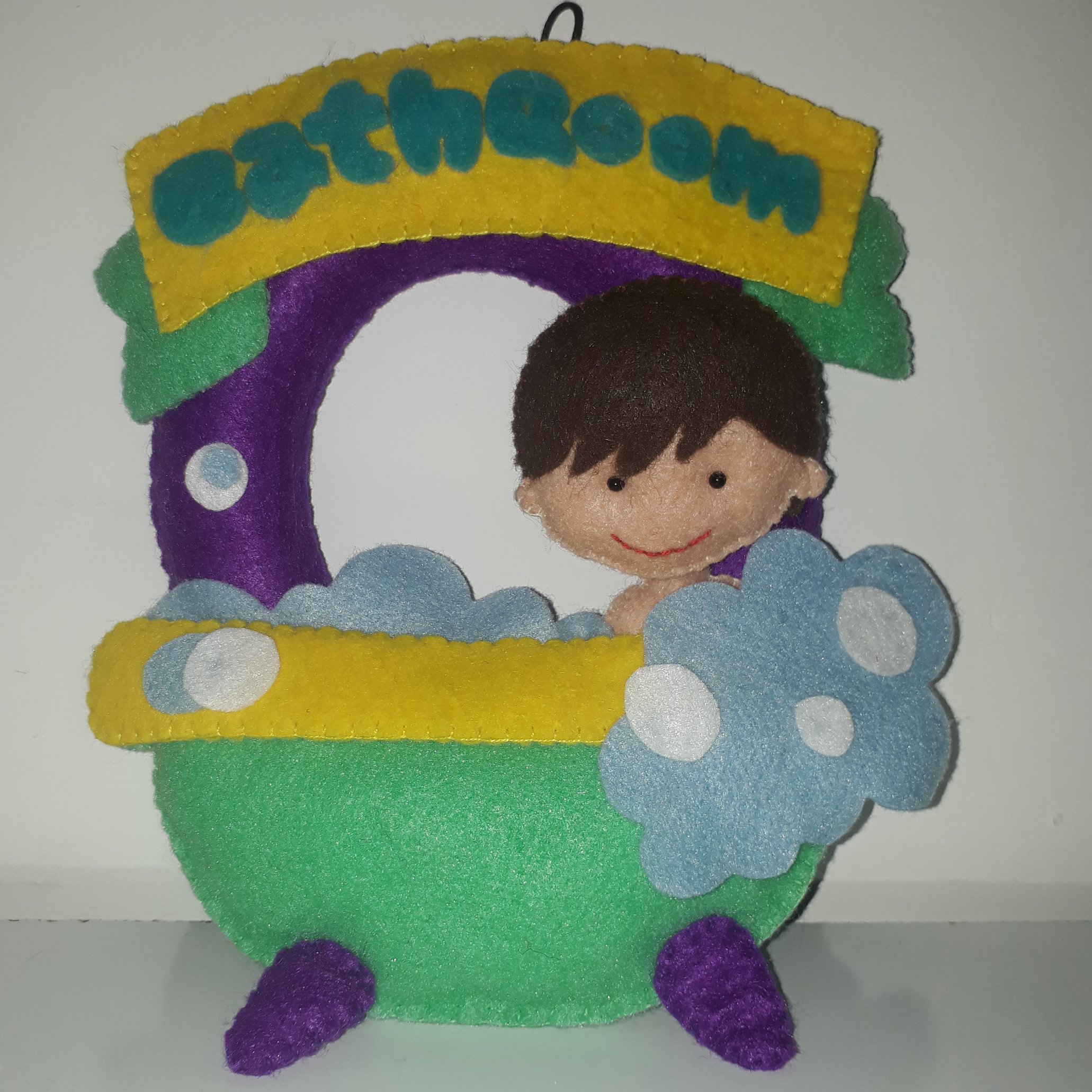 نشانگر نمدی در حمام بسیار زیبا وجذاب