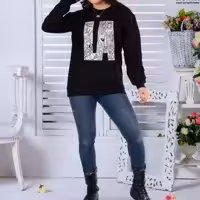 بلوز تک دخترانه و پسرانه LA جنس دورس سه نخ گرم بالا فوق العاده گرم و کیفیت عالی درسایزبندی50،65،70