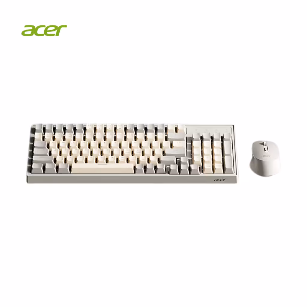 ست موس و کیبورد ایسر مدل Acer OMR143 Mouse And Keyboard 96-Key Set Wireless Bluetooth RGB