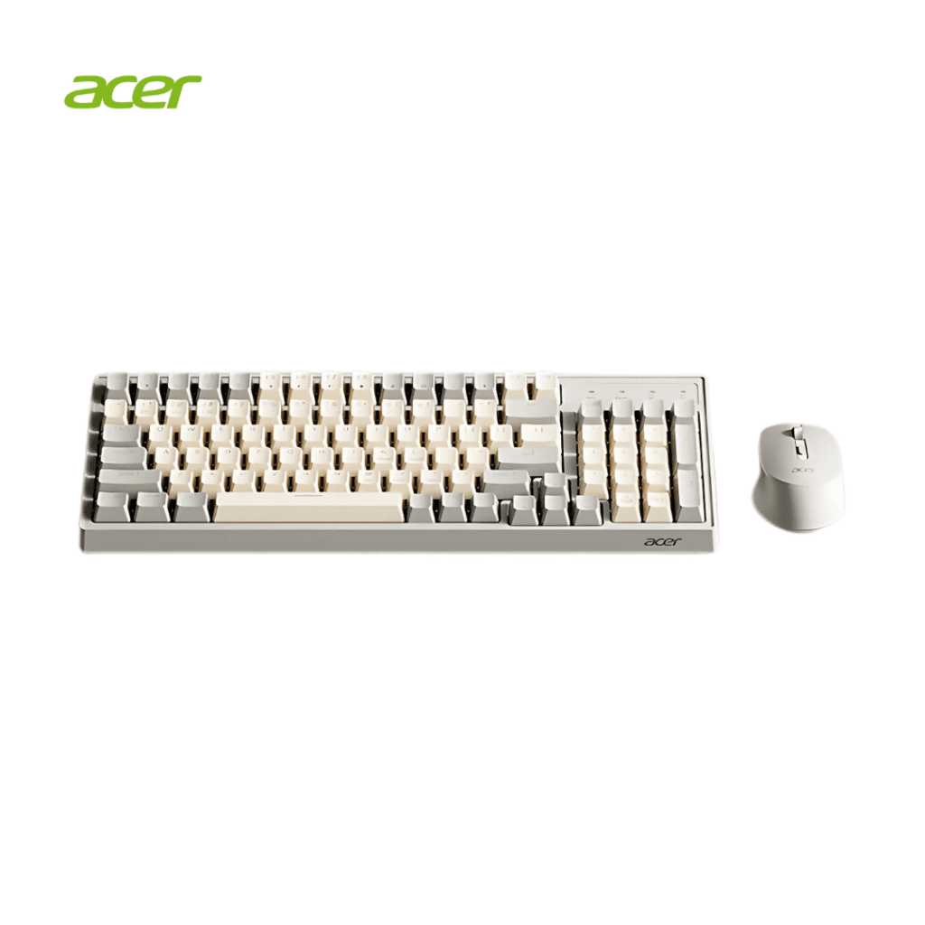 ست موس و کیبورد ایسر مدل Acer OMR143 Mouse And Keyboard 96-Key Set Wireless Bluetooth RGB