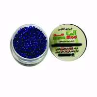 منجوق کریستالی آبی کاربنی برند آلما مد کد MONKAR

