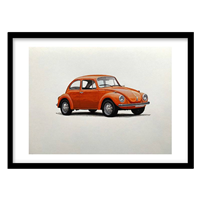 قیمت و خرید تابلو دکوراتیو مدل نقاشی خودرو کلاسیک کد 1553