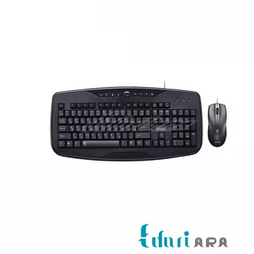 کیبورد و ماوس با سیم بیاند مدل BMK-6145 با حروف فارسی