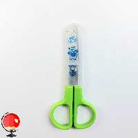 قیچی کوچک غلاف دار سبز کد  29104