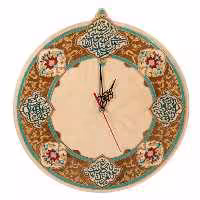 00101135-ساعت نگارگری پلی وود القاب امام رضا ع-دایره36در36-ماهد
