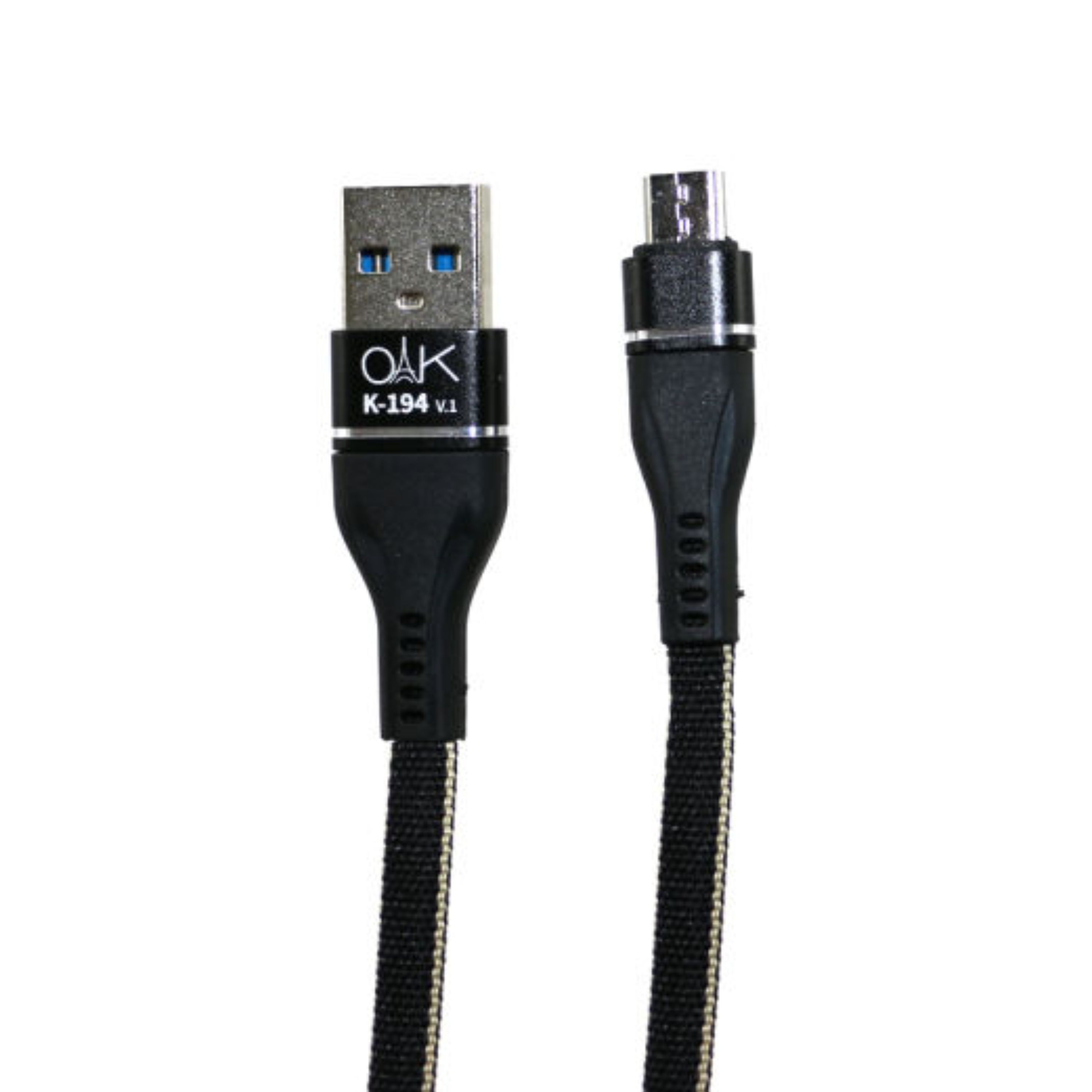 کابل تبدیل USB به microUSB اوآک مدل K-194 طول 1 متر رنگ مشکی 